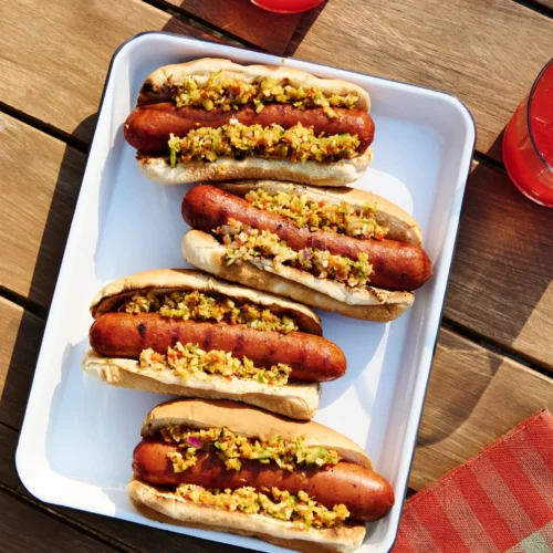 Hot Link Sandwich