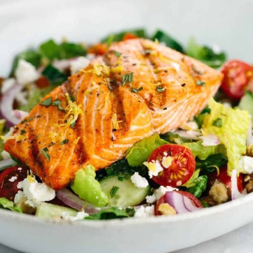 Grilled Salmon Salad